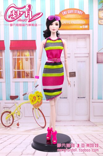 30cm Doll Dress Clothes suit for licca For ob24 ob27 Doll for Mengfan Doll Accessories Baby Toys Best Girl': Yellow