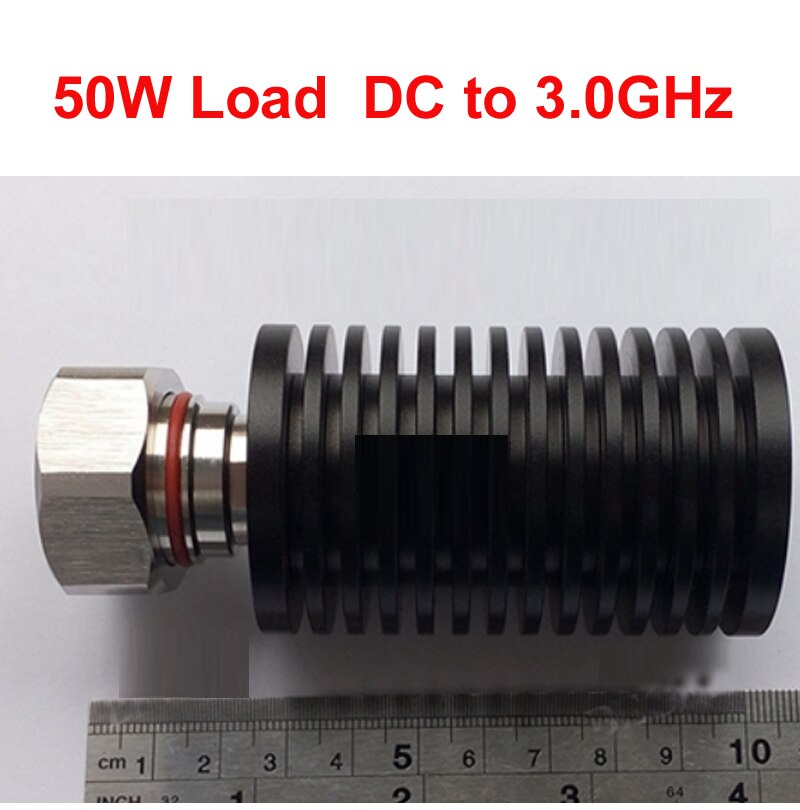 RF telecom carga 50 W 0-3 ghz N 7/16 din conector RF cabo jack 50 W alimentador COAXIAL cabo coaxial conector de carga telecome conversor