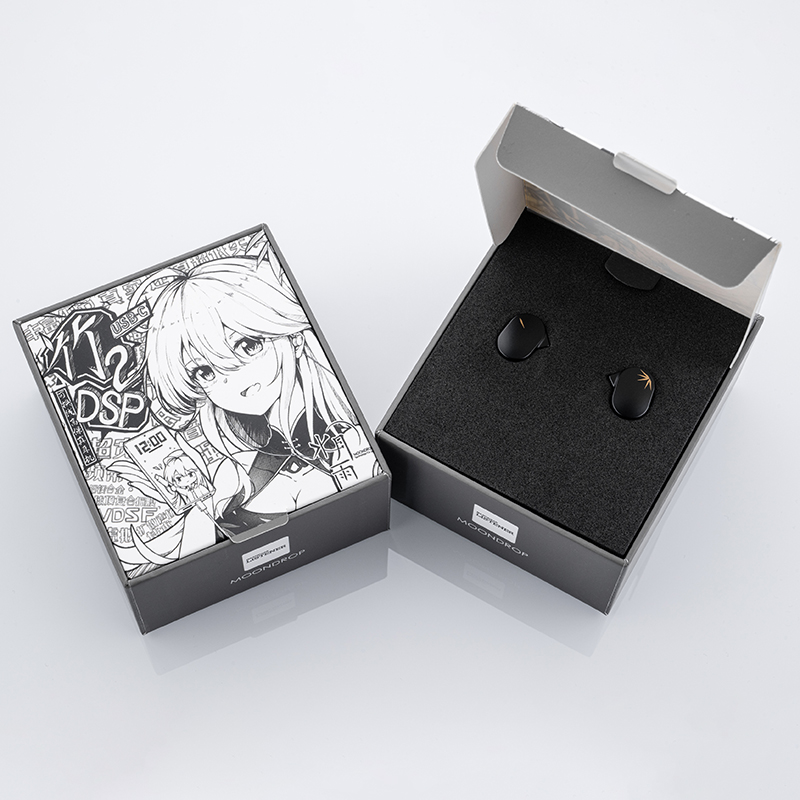 MOONDROP CHU II DSP Fones de ouvido Driver dinâmico de alto desempenho USB-C Monitores intra-auriculares TYPE-C com microfone fone de ouvido