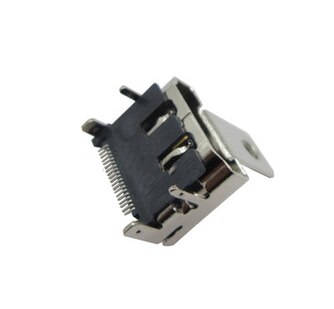 Hdmi Vrouwelijke Socket Met Oren Smd Hdmi Socket Met Oren Met Vaste 19P Patch Met Slot