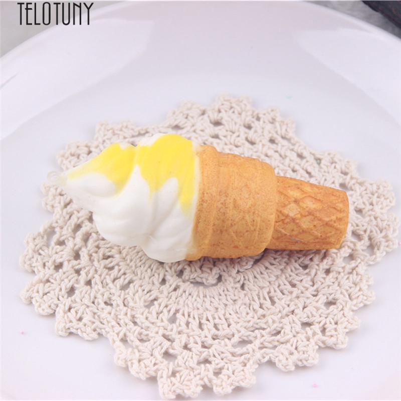 TELOTUNY 10cm Eis quetschen spielzeug Simulation Kuchen Langsam steigend praktisch Riemen Brot Spielzeug Z0123
