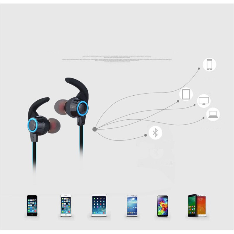 Sport Earphone Wireless Bluetooth -compatible Earphones Waterproof Sports Running Headset Earbuds Noise Cancelling Headphones