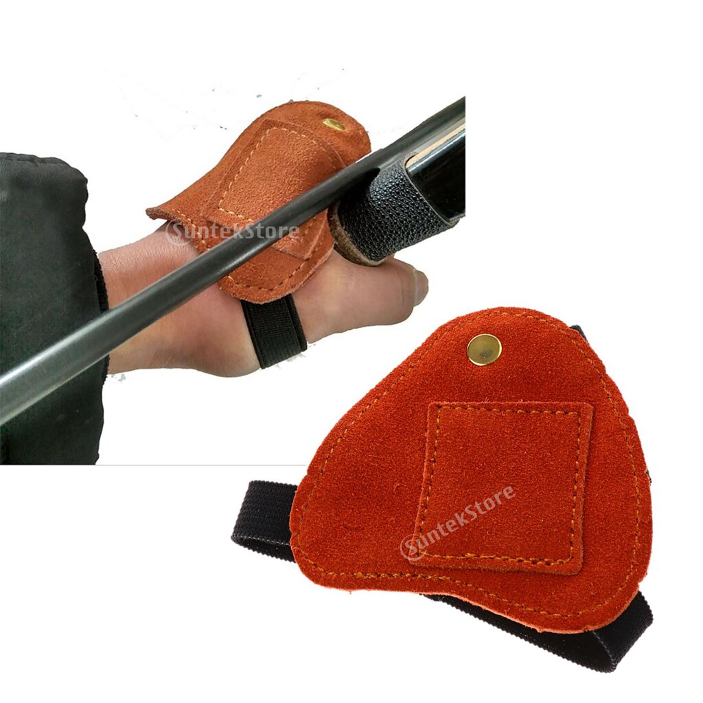 Gants de tir à l&#39;arc en cuir, protection de la main gauche, flèche, arc, chasse
