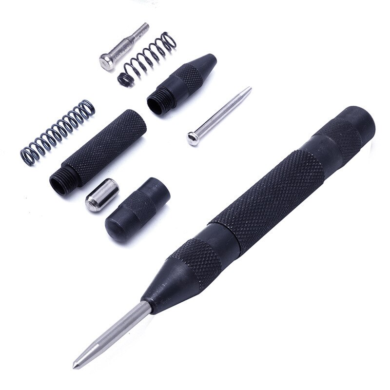 High-Grade Automatic Center Punch 130MM Locator High Hardness Punch Marking Starting Holes Tool Wood Press Dent Marker Tool