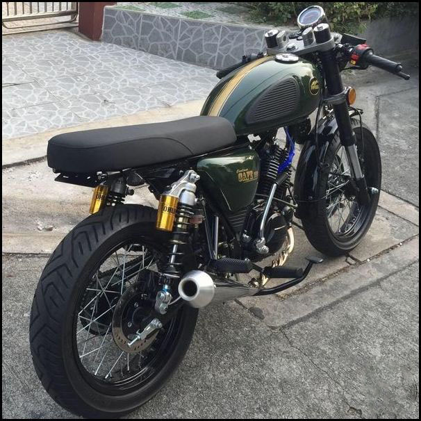 OLDBONES 1 para kawiarnia biegacz gumowy zbiornik paliwa nakolannik naklejka na zbiornik paliwa dla retro motocykl