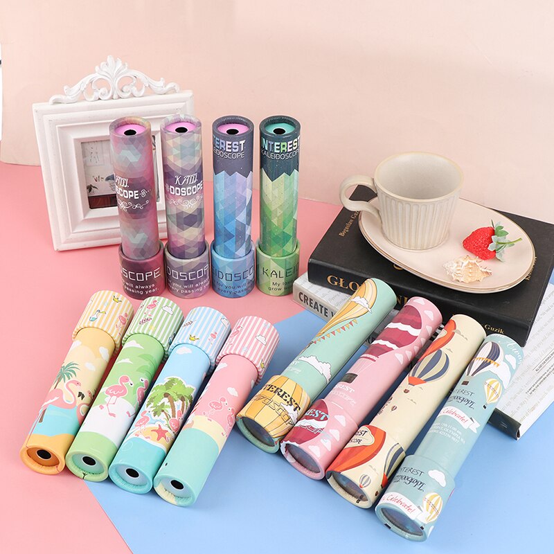 1 Pc 3.5*4.5*19cm Rotating Kaleidoscopes Extended Rotation Adjustable Fancy Colored World Toy Children Kid Toy Random Color