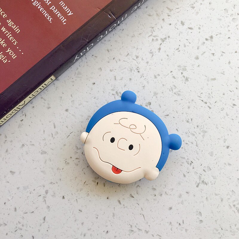 Cartoon Cute Airbag Mobile Phone Holder Silicone Stretch Folding Lazy Mobile Phone Holder Finger Ring Holder: 10