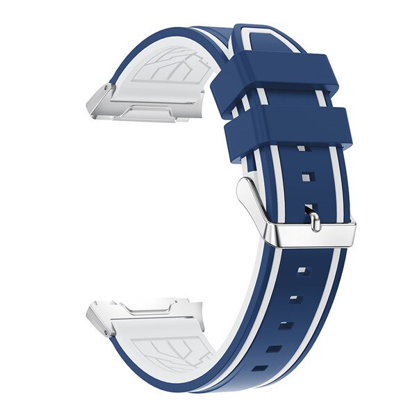 Soft Silicone Two-tone watchband for Fitbit Ionic strap Replacement personality Sport Adjustable Watch Bands Bracelet Bangle: E
