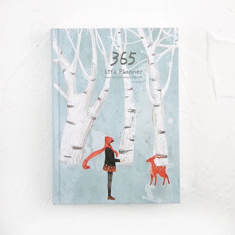 Minkys Kawaii 365 Dagen Leven Planner Dagboek Notebook En Tijdschriften Bullet Daliy Wekelijkse Maandelijkse Notepad School Kantoorbenodigdheden: E