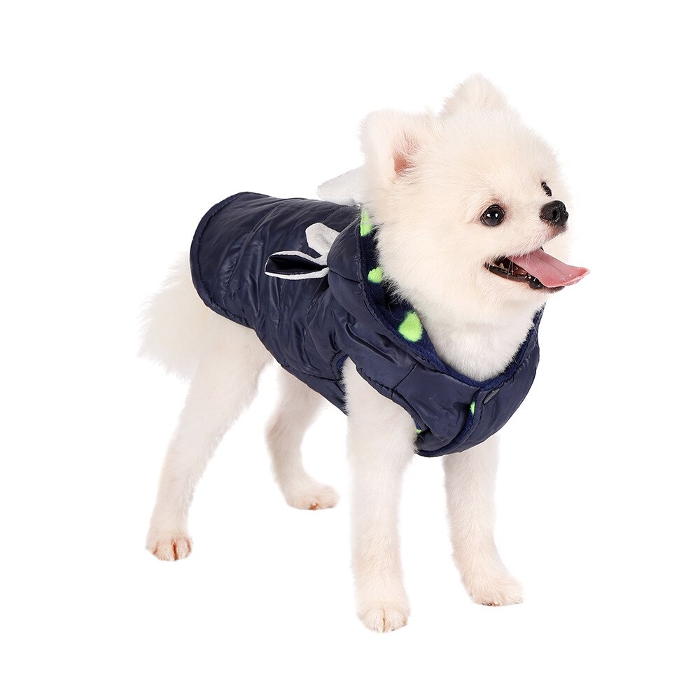 Hond Kat Windjack Winter Warm Jasje Warme Dikke Pet Puppy Hoodie Winter Warme Kleding Apperal