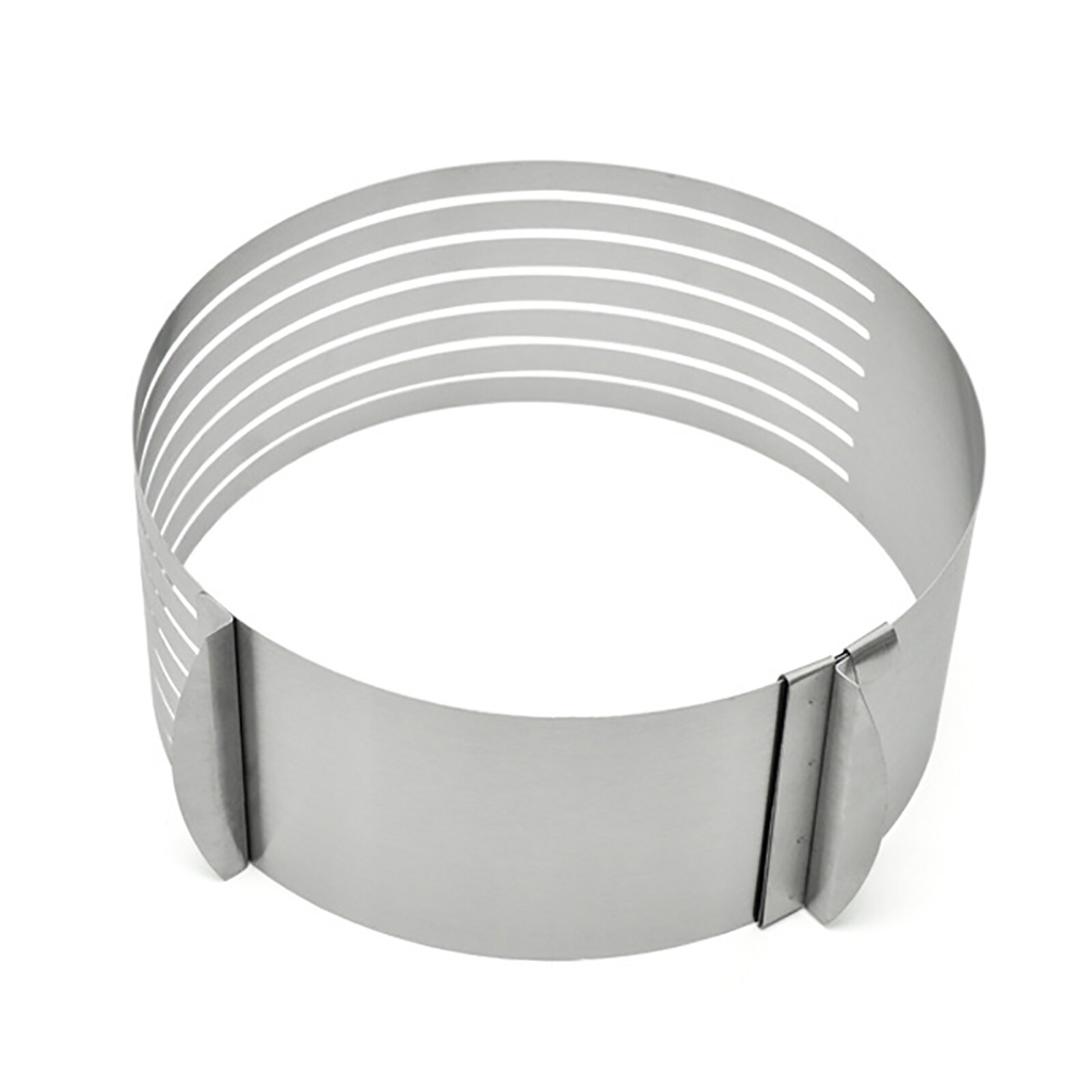 Layer Cake Cutter Slicer Stainless Steel Adjustable Retractable Round Bread Cake Ring Slicer Baking Mold DTT88