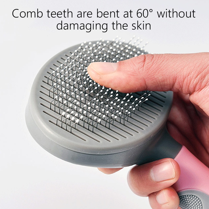 Tflag innovate børste kattehårfjerning børste combpet grooming tools hårfældning trimmer kam til katte