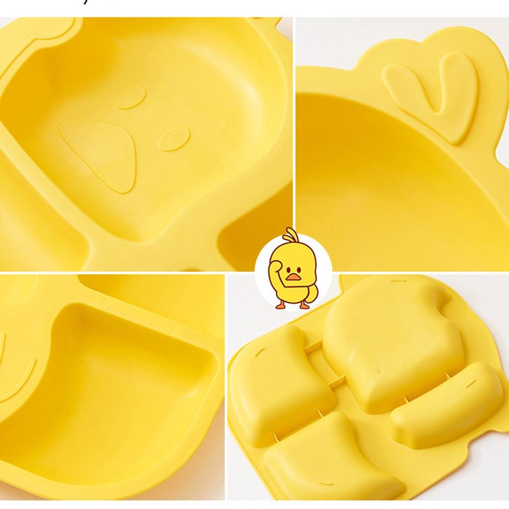 Baby Divided Plate Portable Non Slip Child Feeding Plate For Children Babies Children's plate SET #T