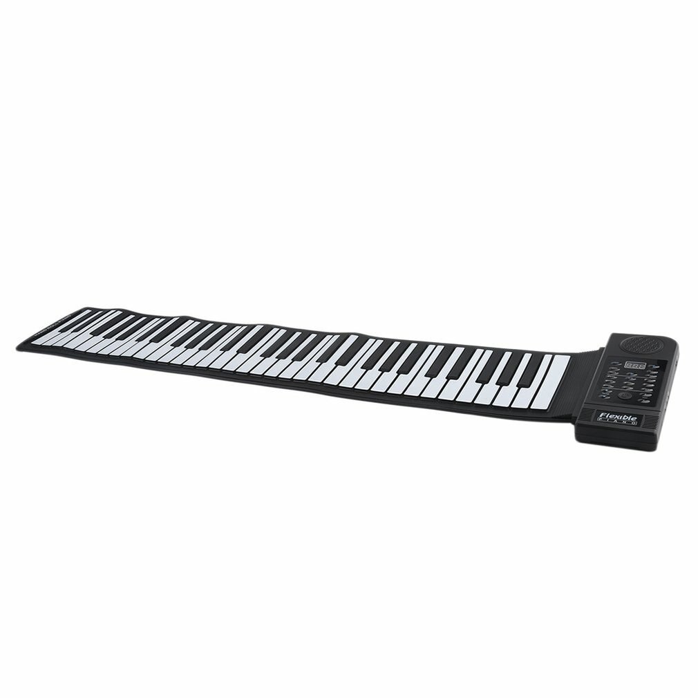 Tragbare rollen-hoch flexibel Elektronische Klavier Tastatur Multifunktionale Silikon Falten Hand rollen Klavier
