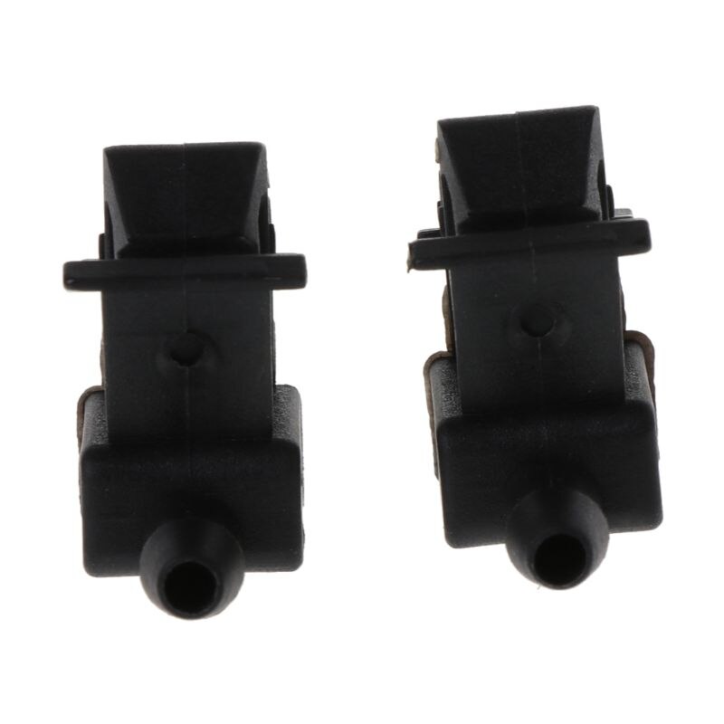 2Pcs Plastic Windscreen Washer Water Jet Spray Nozzle Car Front Windshield for Citroen for Peugeot