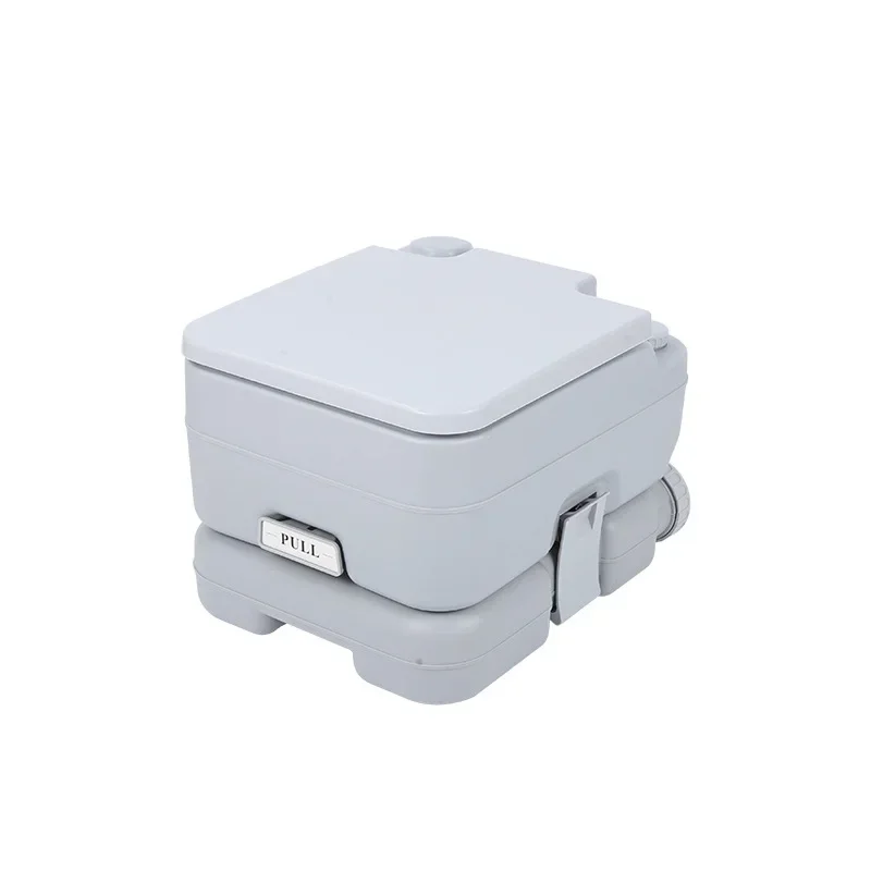 10L/20L RV Outdoor Hocktoilette für ältere Menschen Mobile Outdoor-Toilette Schwangere Frauen Tragbare Camping-Toilette Spülung Mobile: green