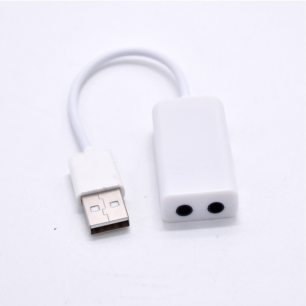 Tragbare USB 2.0 Kanal Audio Wirkung 7,1 3D Soundkarte Adapter USB Soundkarte