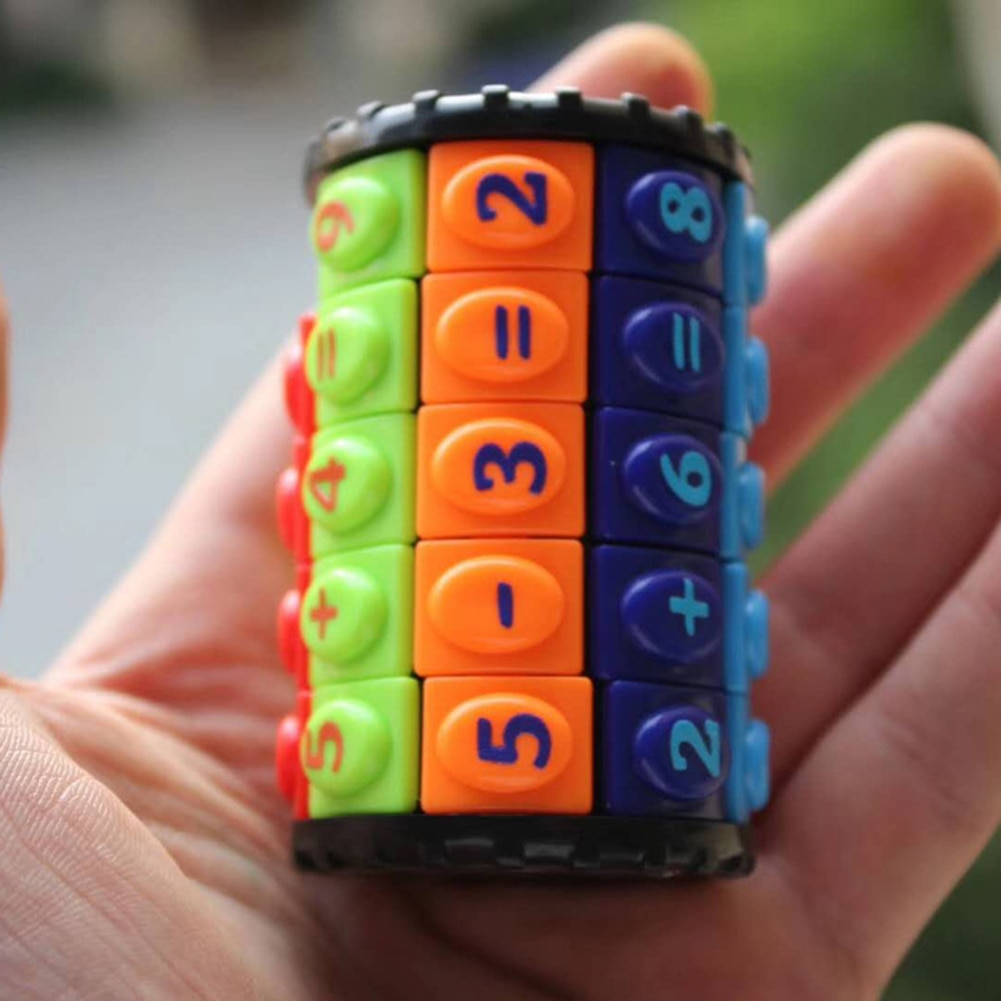 Kids Math Toy Mathematical Figures Digital Magic Puzzle Cubes Game Educational Toys For Children Early Learning
