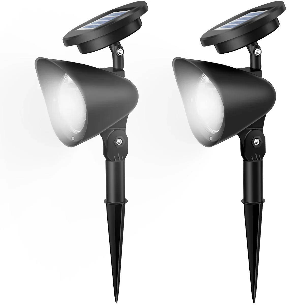 LED-spot op zonne-energie voor buiten - IP65 waterdichte tuinverlichting voor pad, gazon, boom, binnenplaats decoratie landschapsverlichting: Blauw