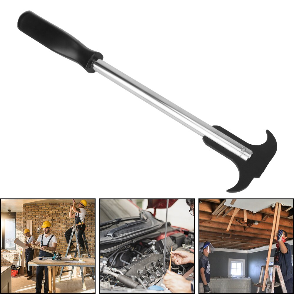 Carbon Steel Oil Seal Puller Double Screwdriver Oil Seal Disassembly Tools Black Plastic Handle Wrench Puller Car Repair Tool