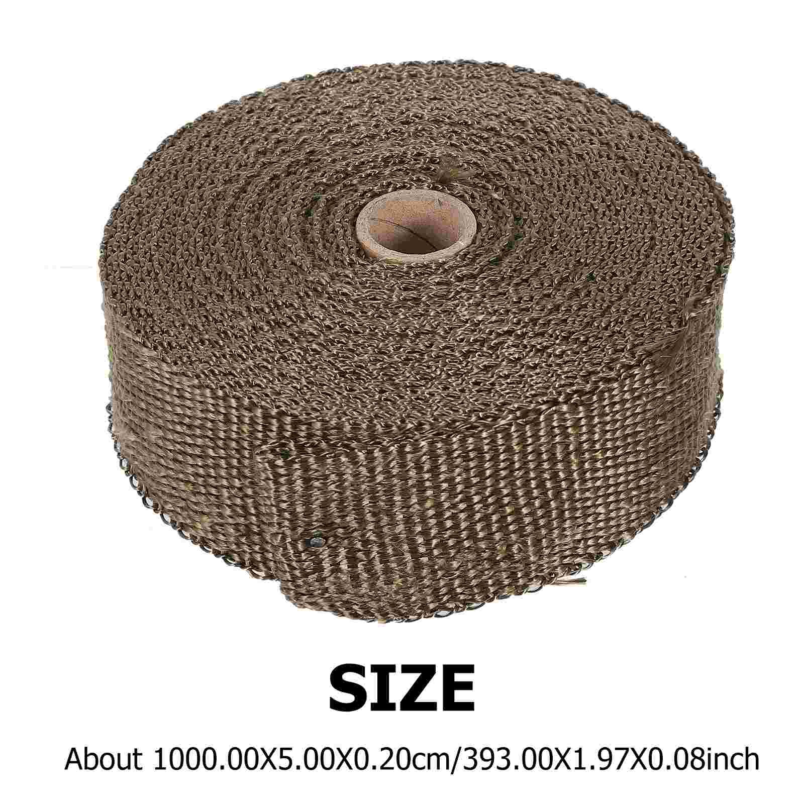 Fiberglass Exhaust Heat Shield Wrap Motorbike Exhaust Pipe Heat Insulating Cloth