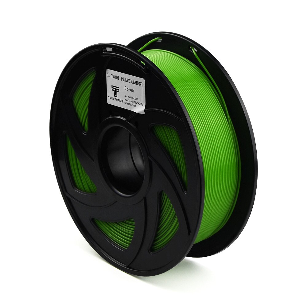 3D Filament PLA filament 1.75mm 1kg Neat Winding plastic spools 1.75 3D printer impressora filamento No Tangle Printing: PLA green