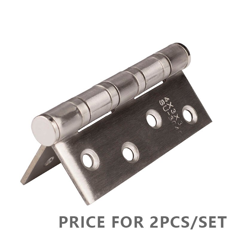 brushed nickel and bronze color stainless steel 4" house Door Hinge open 270 degree Hinge with screws