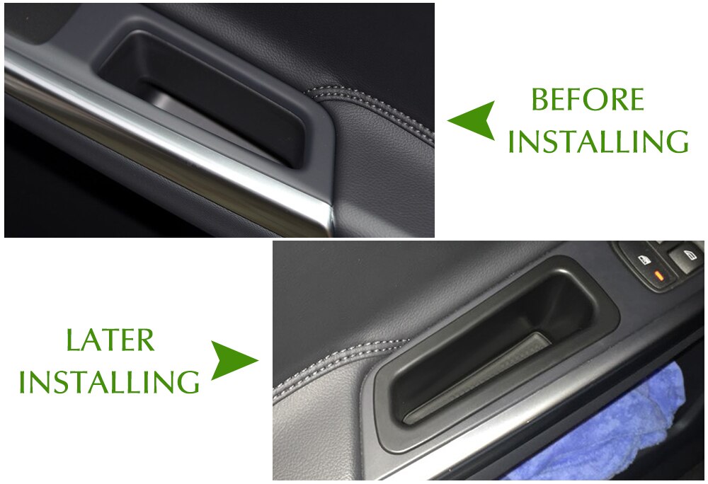 VCiiC Door Handle Armrest Storage Box Container Holder Tray Car Organizer Accessories Car Styling For Volvo XC60