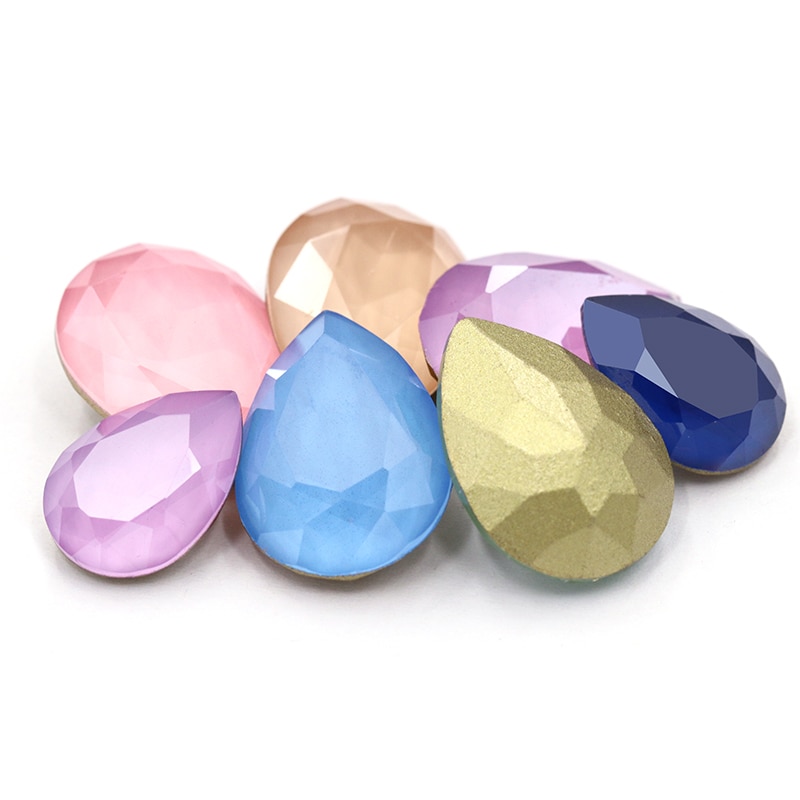Delikat lys mokka serie rive  k9 glass rhinestones glass strass krystall pointback rhinestones lim på plagget håndverk