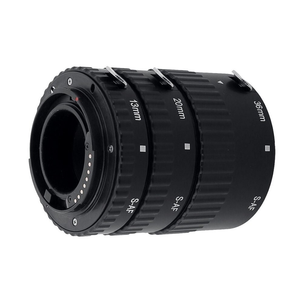 Meike MK-S-AF-B Macro de enfoque automático AF anillo tipo tubo de extensión para Sony A850 A900 A57 A33 A77 A200 A300 A330 A350 A500 A55 Cámara