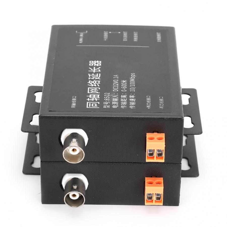 2000m / 6561.7ft Ethernet IP Extender Over Coax Kit Coaxial Cable for Security CCTV Cameras Coaxial Cable