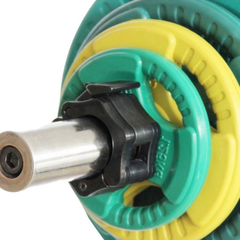 1Pair 25mm Exercise Weight Collar Gym Fitness Clamps Lock Dumbbell Spring Collars Weightlifting Tools Barbell Attachment