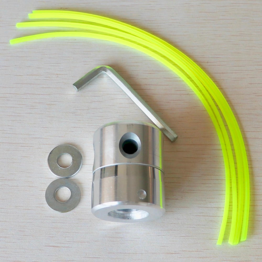 Easy load universal brush cutter aluminum trimmer head