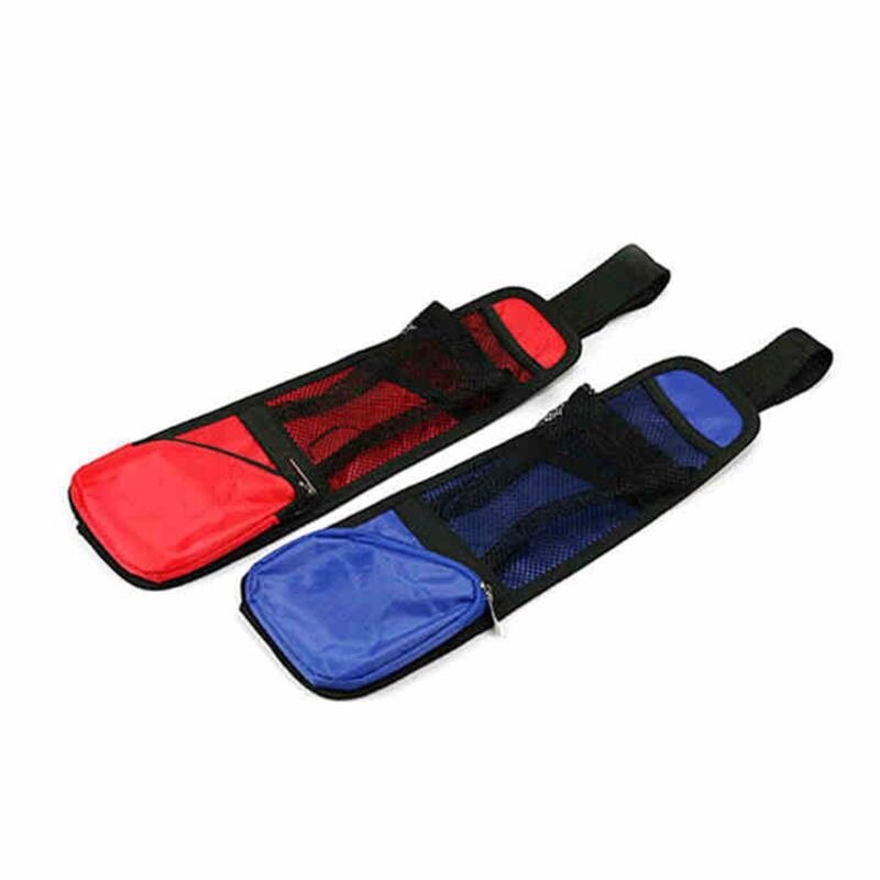 Auto Car Side Seat Pocket Organiser Tidy Accessory Storage Collector Hang Bag Pouch Cup Holder