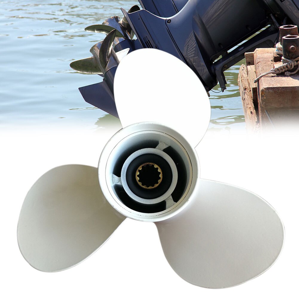 Aluminum Alloy Motor 13 Tooth 69W-45947-00 Boat Engines Ship 11 5/8 X 11-G 40-50HP Outboard Propeller Replacement For Yamaha