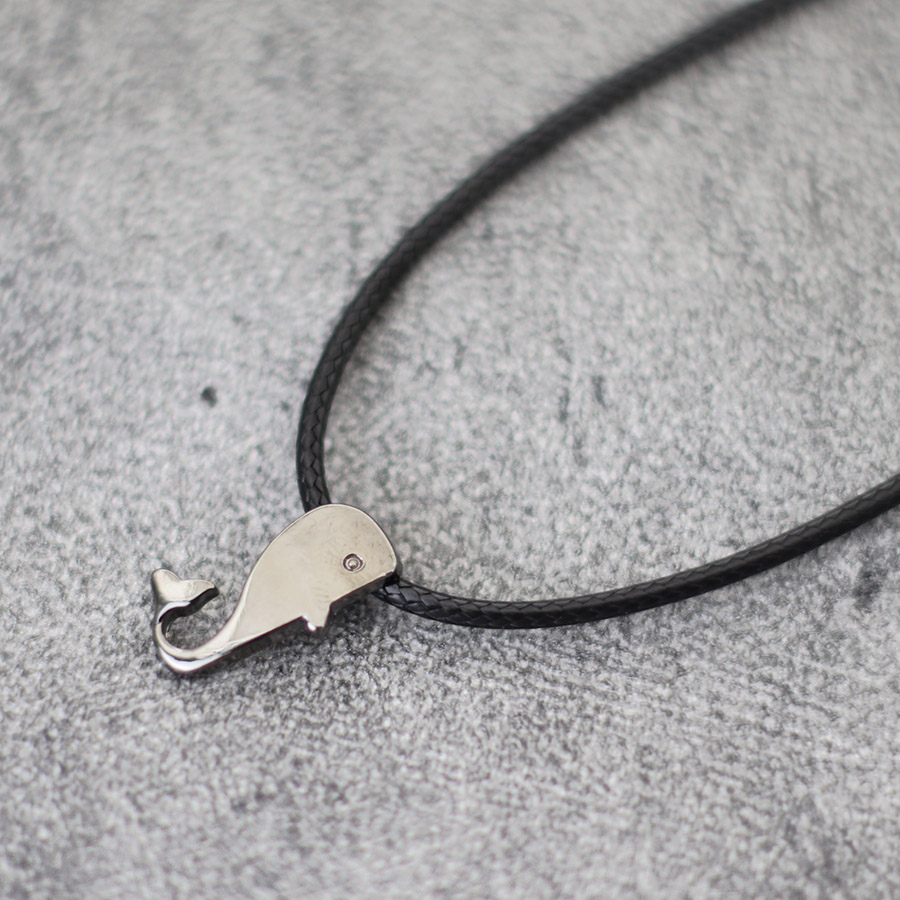 24 cm marine dyr mantahai hval halskjede menn choker krage strandsurfing hals tilbehør anheng smykker for ham: Koboltfiolett