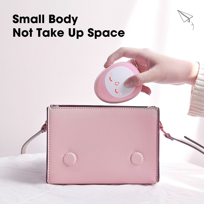 4000Mah Usb Oplaadbare Elektrische Handwarmer Draagbare Winter Double-Side Verwarming Mini Handwarmer Pocket Power Bank 2 in 1
