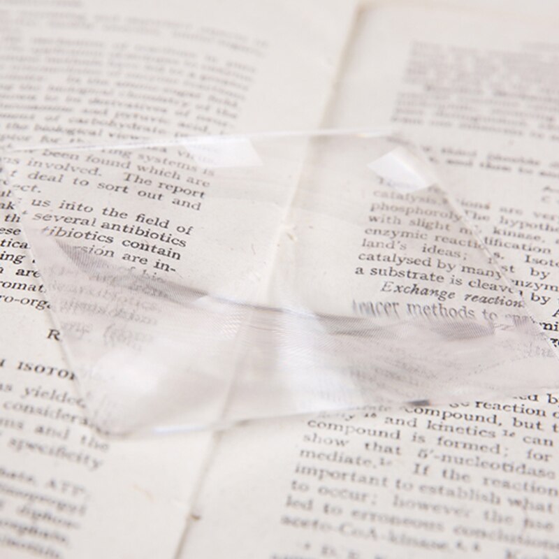 Magnifying Glass Magnifying Glass Fresnel Lens 85*55mm Portable Easy To Carry Transparent Magnifying Glass