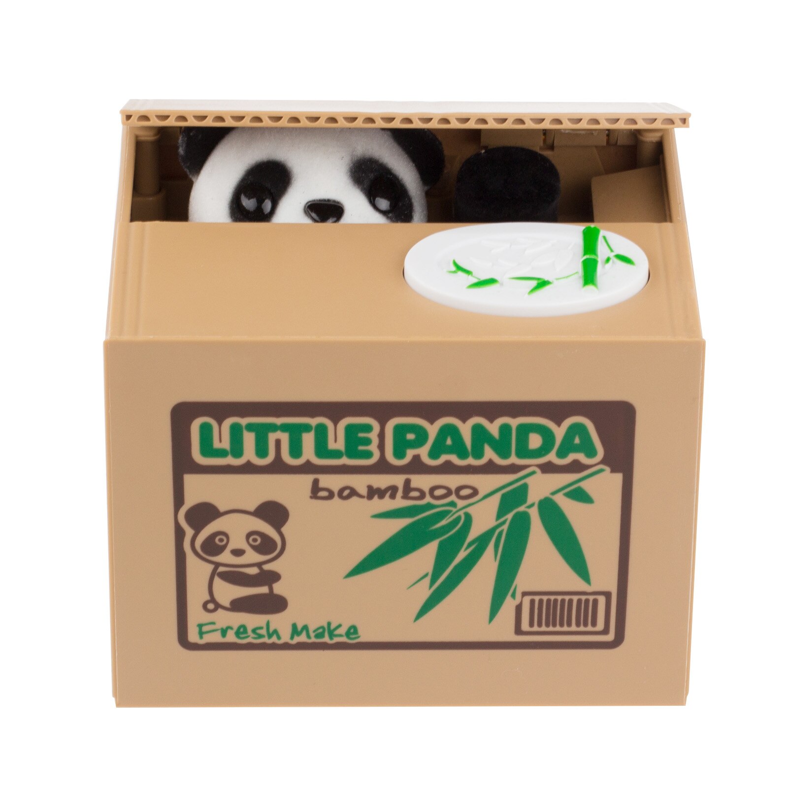 Hucha y Caja de Ahorro automática Youool Itazura, hucha, gato, robo, hucha, hucha grande, Panda, Moneybox: Amarillo