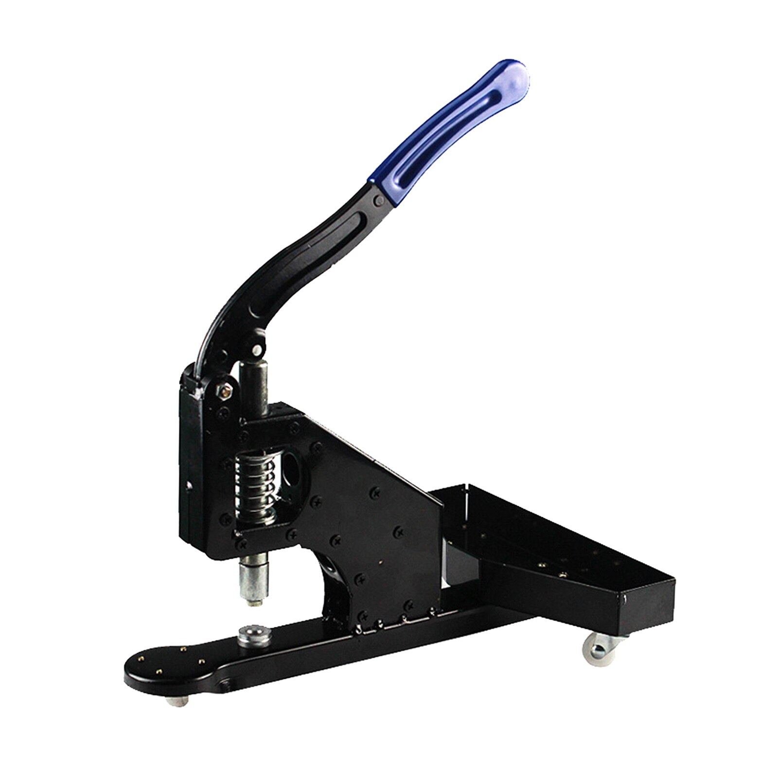 Hand Press Grommet Machine Snap Button Pressing Hole Punch Manual Installation Tool w/ 11mm Dies for Fastener Sewing Clothes