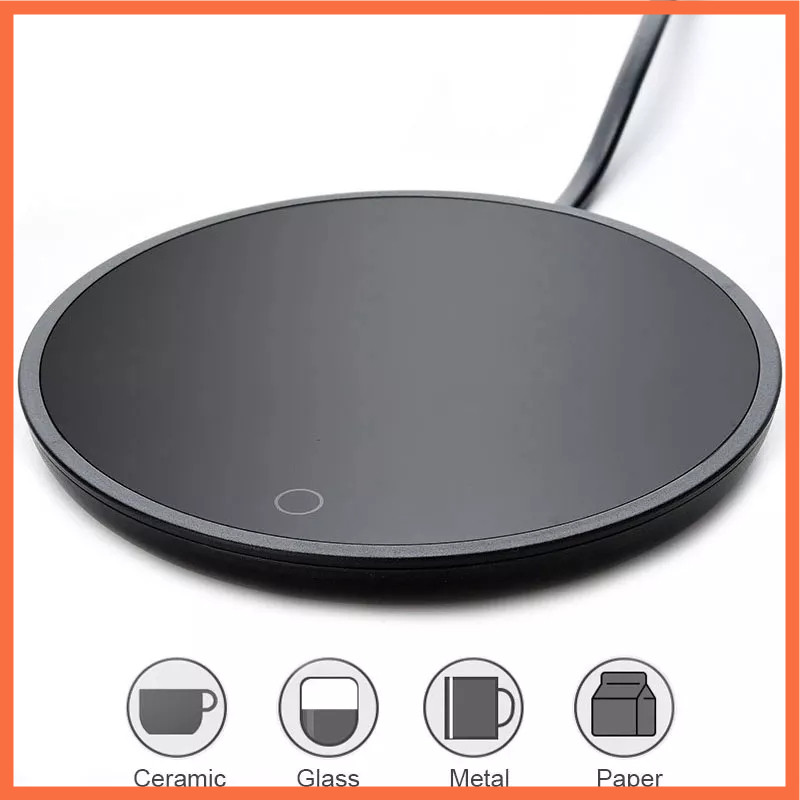 Xiaomi kaffemugg koppvärmare för hemmakontor mjölk te vatten värmedyna 2 konstanta temperaturer valfri auto-off idé bästa gif