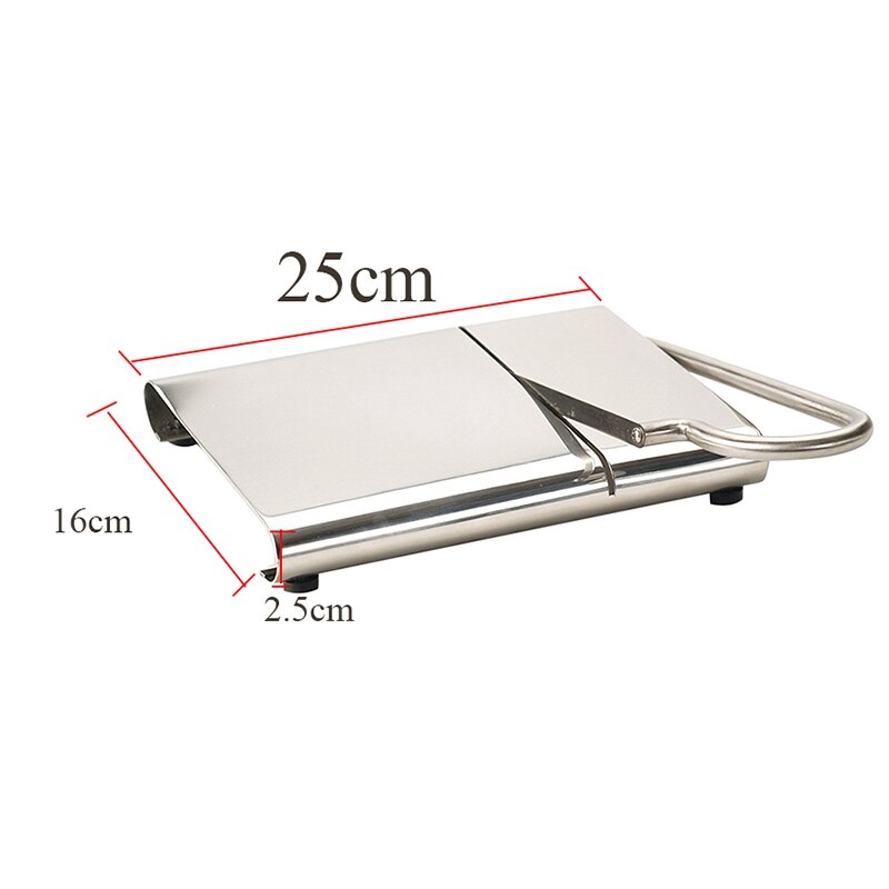 1Pcs Wire Cutting Cheese Slicer Cutter Kitchen Stainless Steel Board Butter Cutter Cheese Slice Cheese Cutting Knife