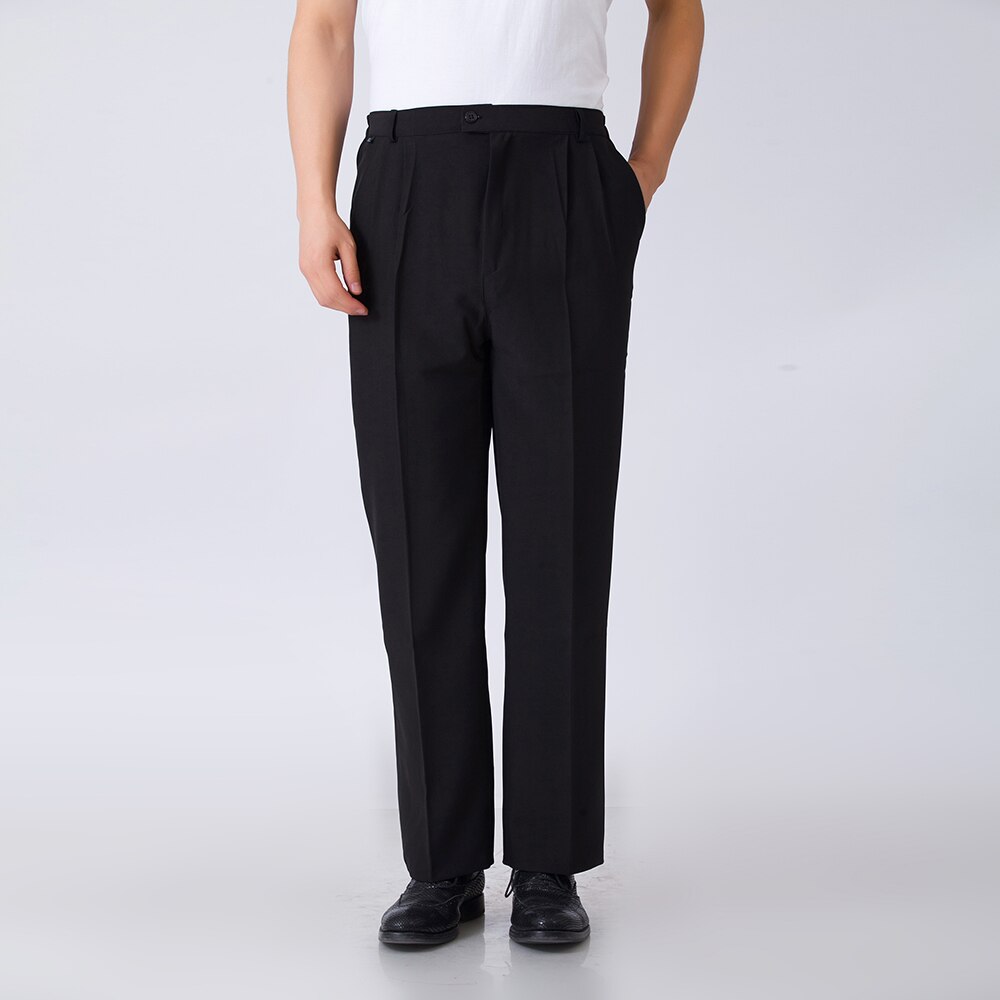 Män kvinnor svarta arbetskläder byxor restaurang kök matservering bageri kafé servitör spis byxor uniformsbyxor