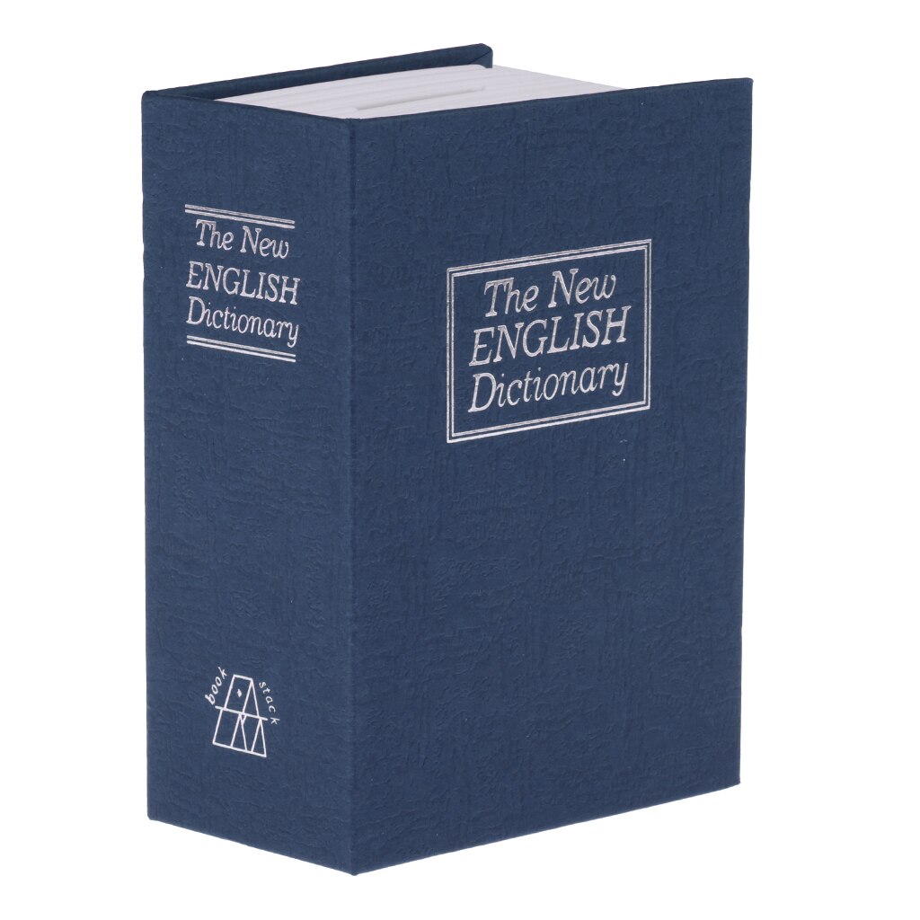 Book Safe with Combination Lock -Home Dictionary Diversion Metal Safe Lock Box