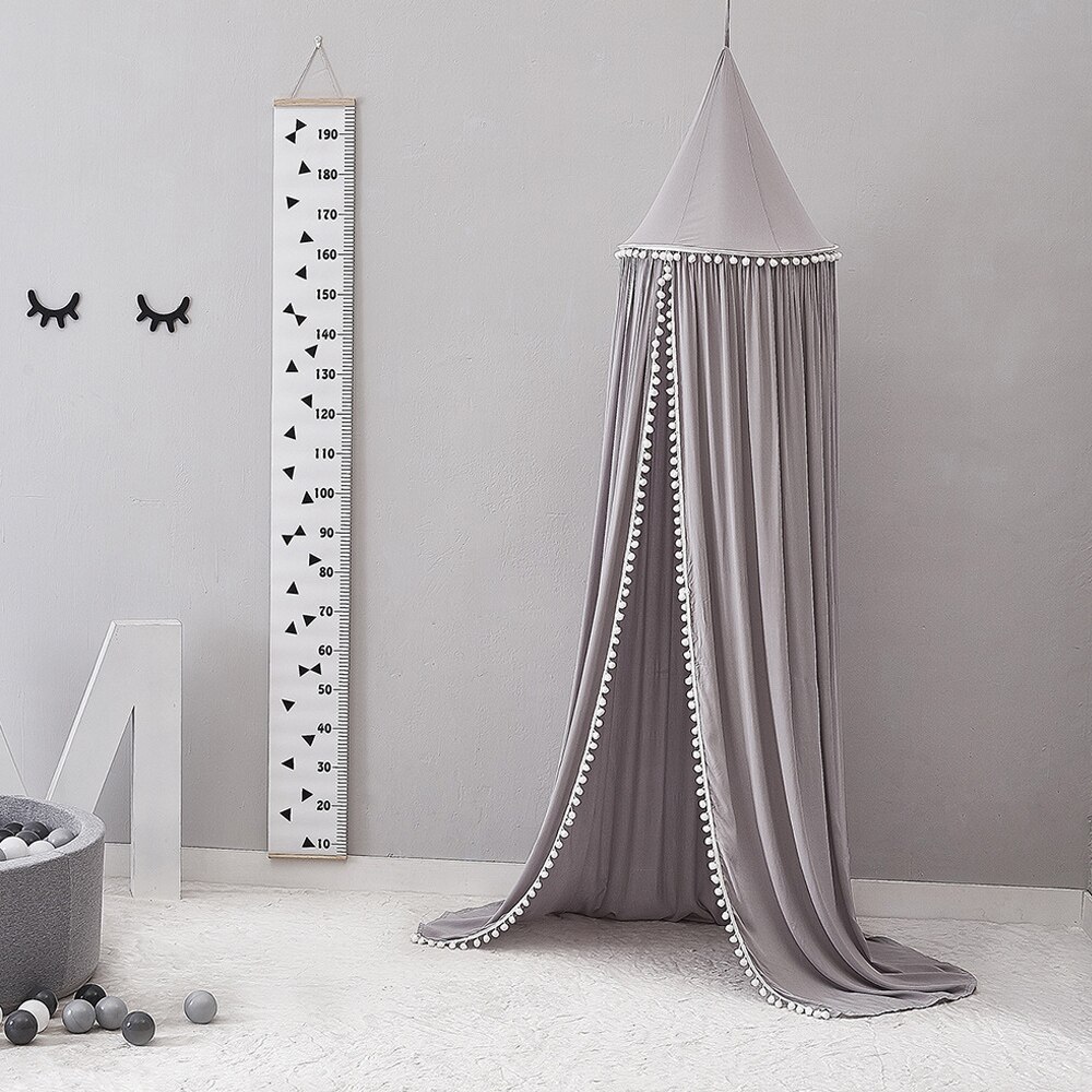 Zoete Stijl Dome Bed Canopy Katoen Klamboe Kids Play Tent Opknoping Huis Decoratie voor Kinderen Woonkamer Zuigelingen Wieg