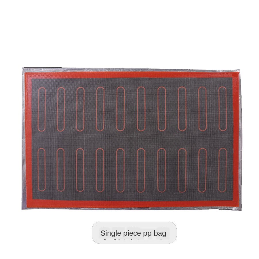20 Eclair Perforated Silicone Mat Nonstick Baking Mat For Cookie/Bread/Biscuits Oven Cake Baking Sheet Liner Pastry Mat