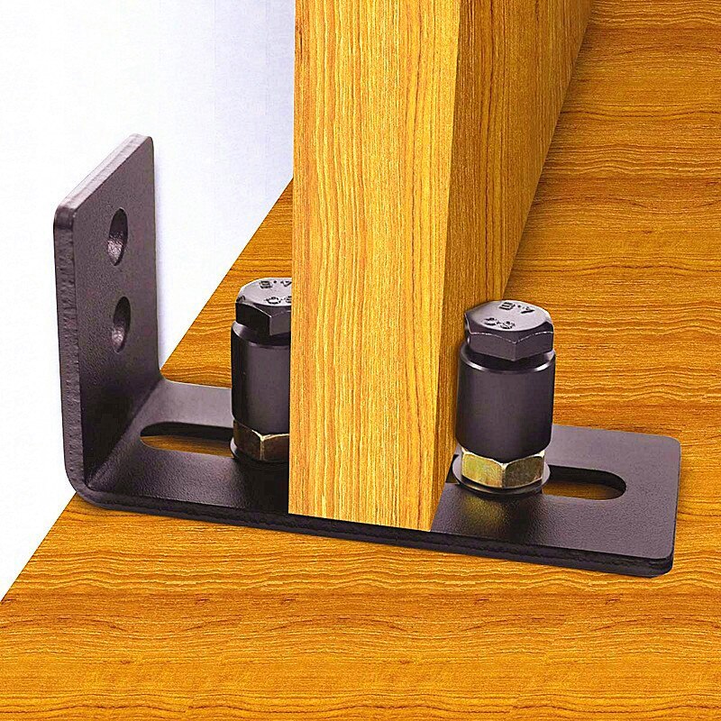Steel Swing Stop Adjustable Sliding Floor Guide For Barn Door Hardware Accessory Door Slide Rail Mechanism Furniture