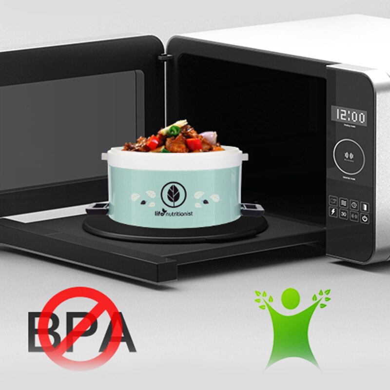Micro-ondes étanche boîte à déjeuner en plastique enfants récipients de stockage des aliments en acier inoxydable boîte à déjeuner Bento Thermo isolé thermique japon