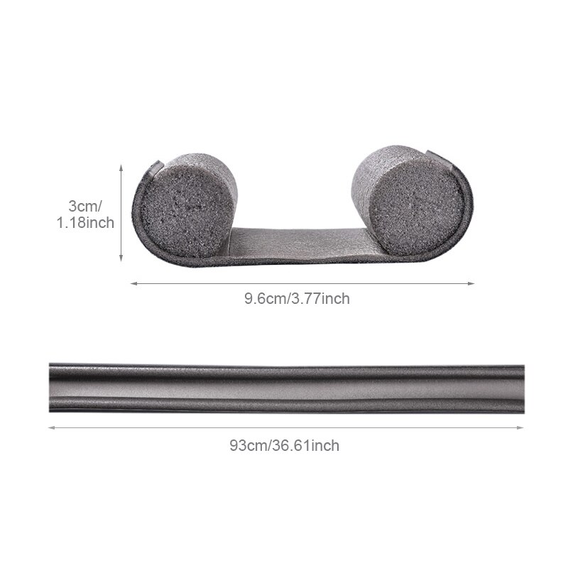 Home Use Flexible Door Bottom Sealing Strip Guard Wind Dust Soundproofing Collision Avoidance Rubber Sealing Strips Sticker Tool