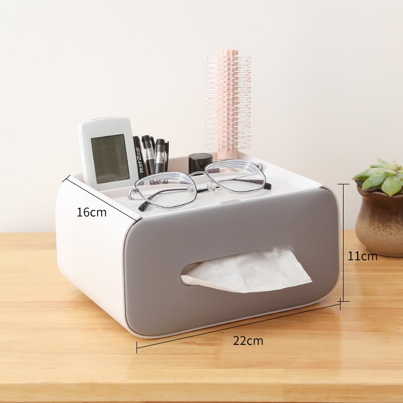 Desktop tissue box toilet box tissue roll papir tissue box vandtæt hjem badeværelse køkken hotel bil arrangør dekorationsværktøj: 03
